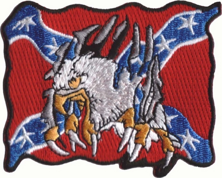 Нашивки 02621106 Нашивка Eagle - орел на флаге конфедератов