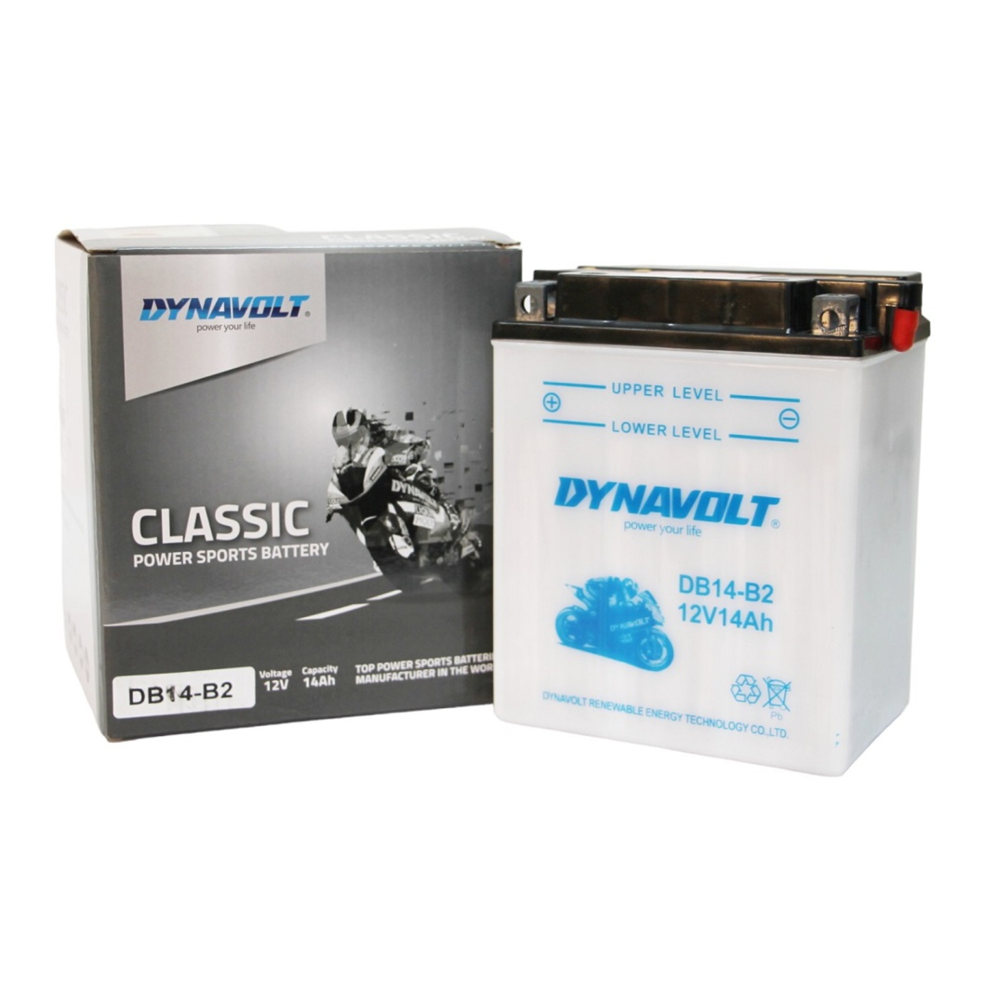 Dynavolt Аккумулятор Dynavolt DB14-B2, 12V, DRY Dynavolt Аккумулятор Dynavolt DB14-B2, 12V, DRY
