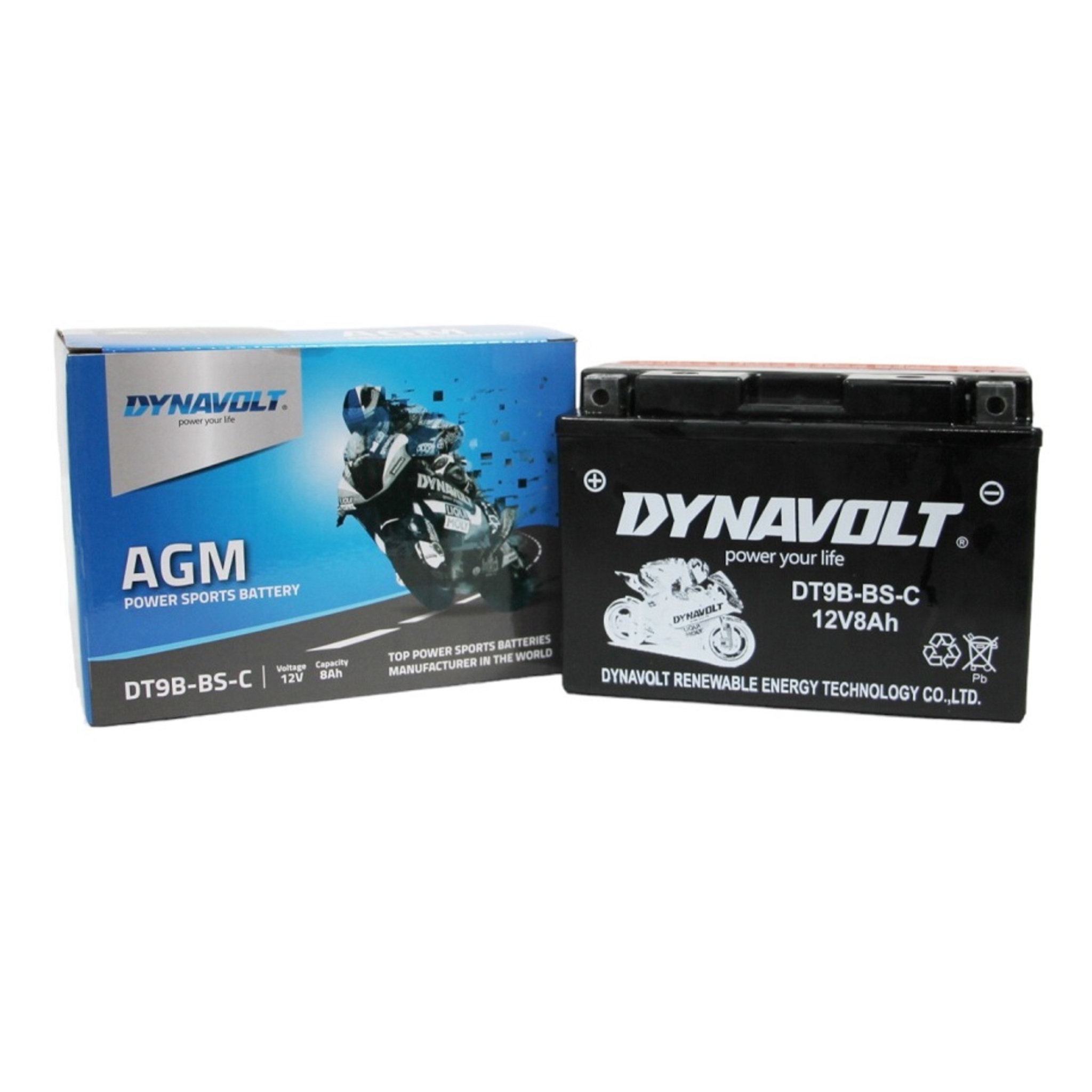 Dynavolt Аккумулятор Dynavolt DT9B-BS-C, 12V, AGM Dynavolt Аккумулятор Dynavolt DT9B-BS-C, 12V, AGM