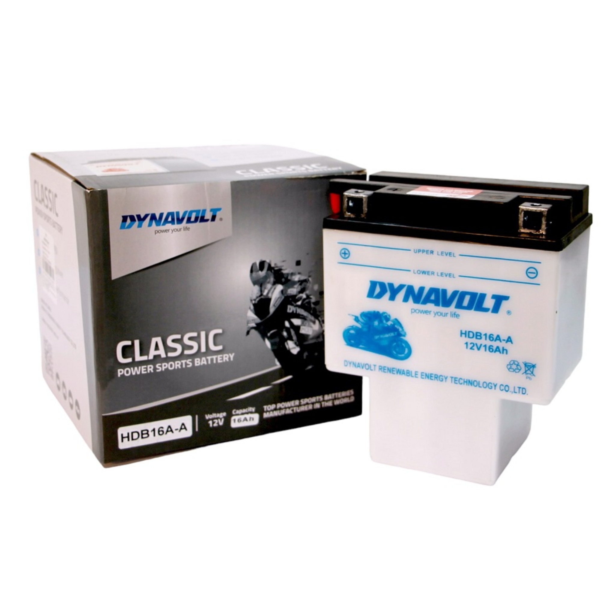 Dynavolt Аккумулятор Dynavolt HDB16A-A, 12V, DRY