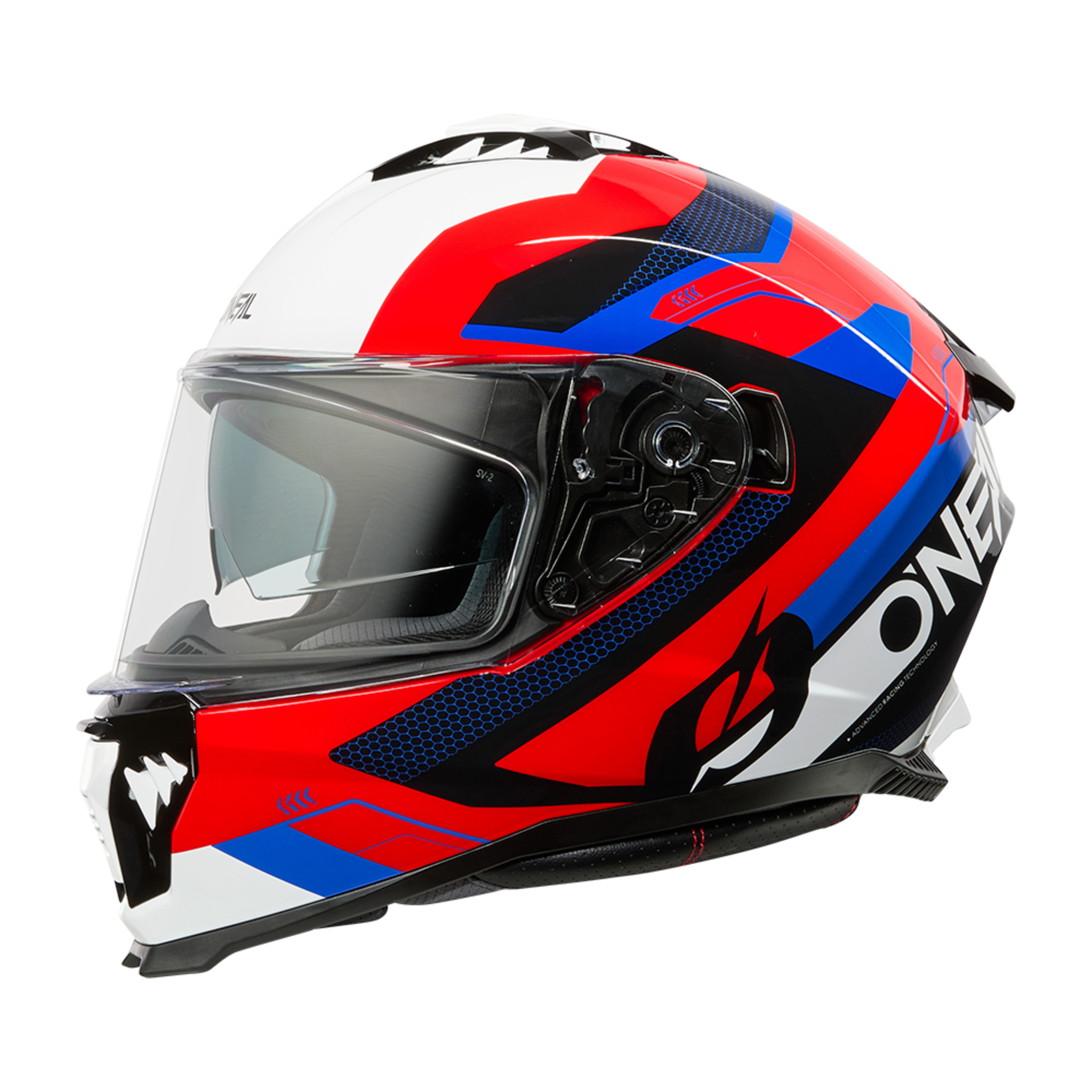 ONEAL Шлем интеграл ONEAL Challenger EXO red/blue V.25, глянец