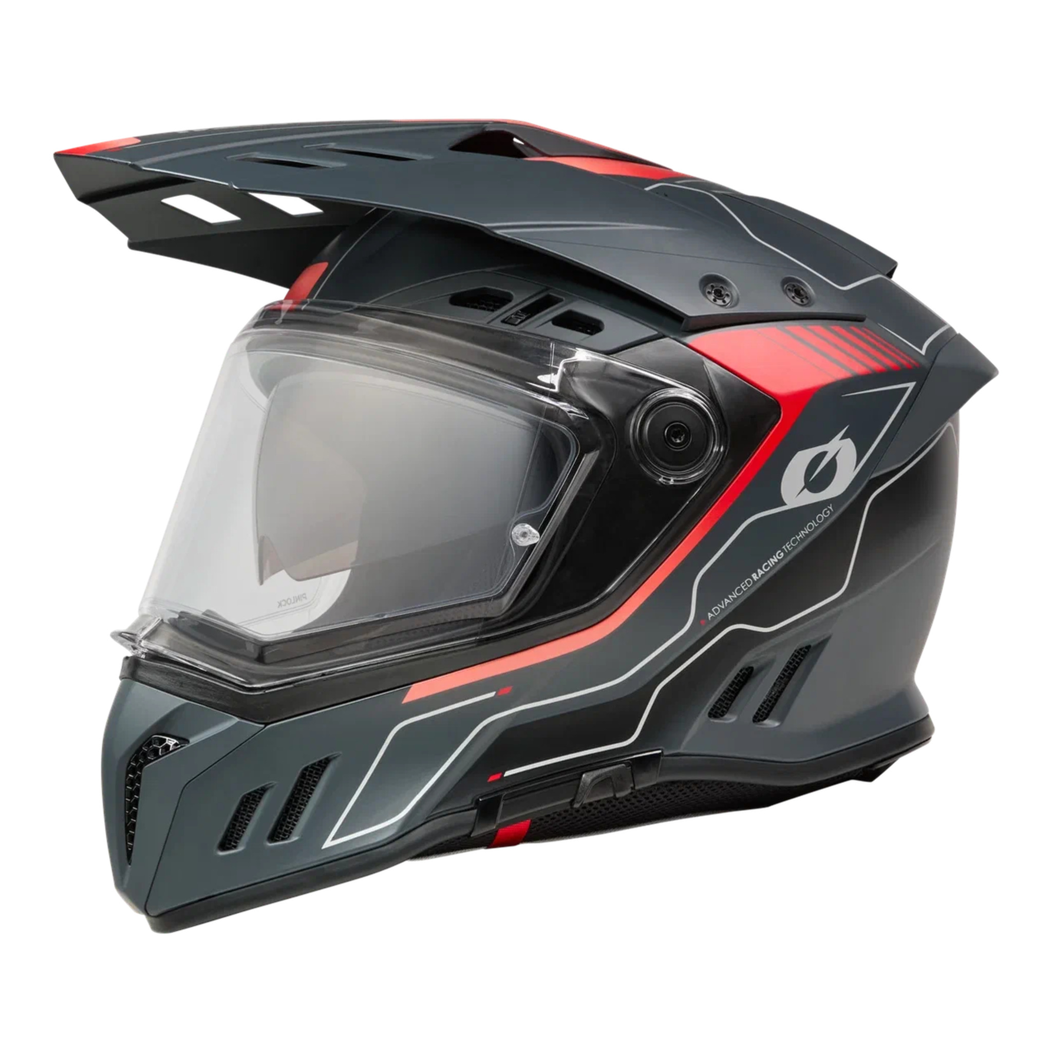 ONEAL Шлем кроссовый со стеклом ONEAL Sierra RS Echo Red, глянец ONEAL Шлем кроссовый со стеклом ONEAL Sierra RS Echo Red, глянец