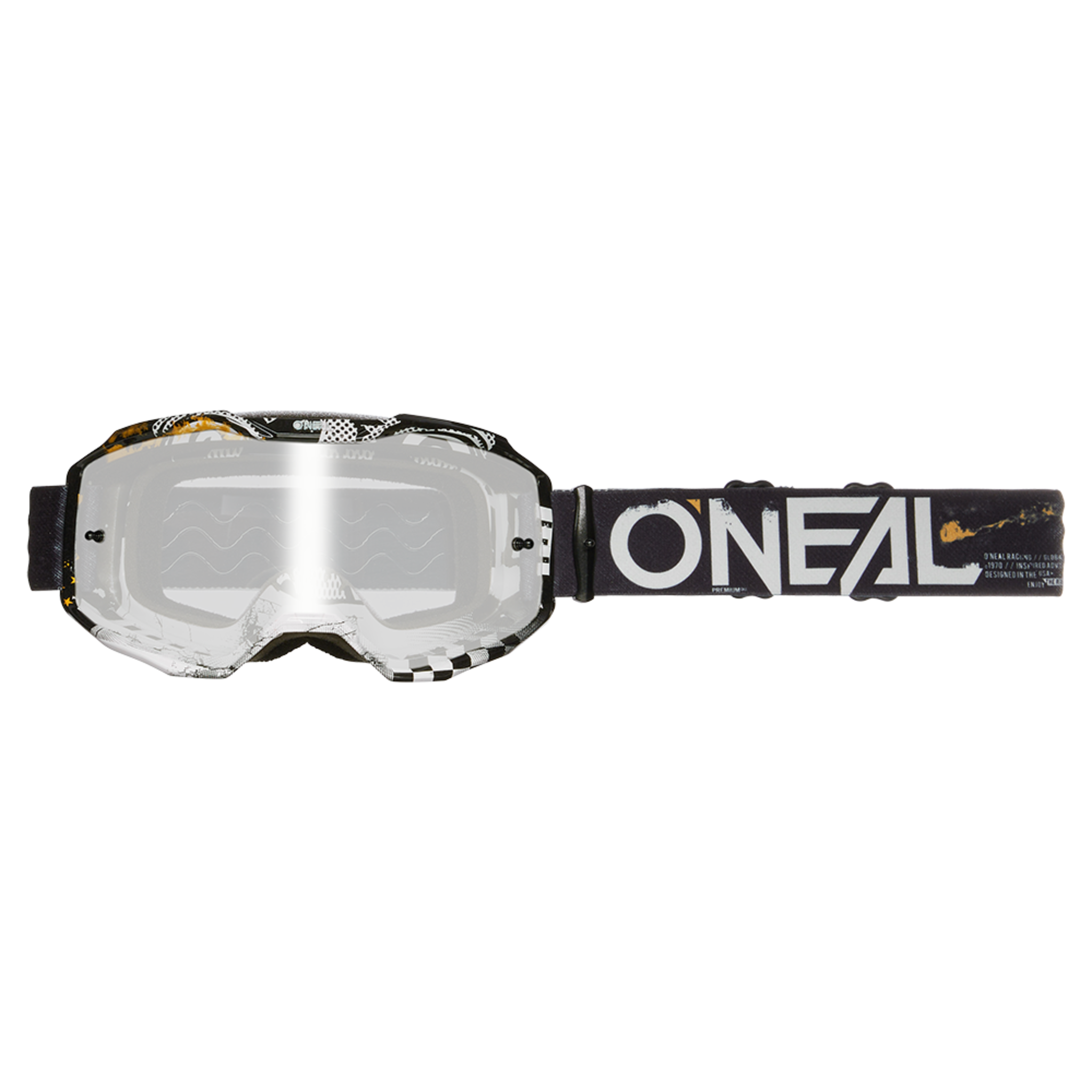 ONEAL Маска кроссовая ONEAL B-10 Attack V.24, черный, зеркальные линзы ONEAL Маска кроссовая ONEAL B-10 Attack V.24, черный, зеркальные линзы