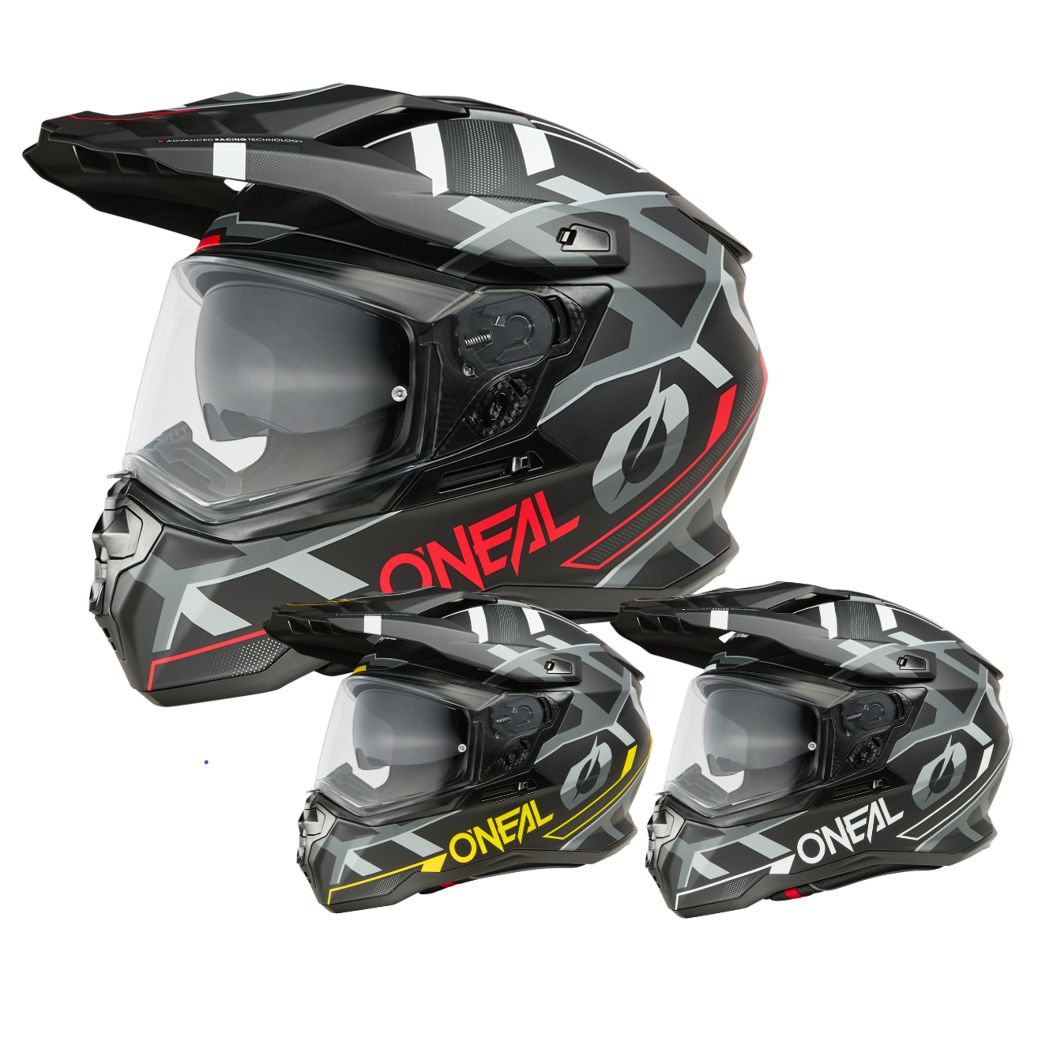 ONEAL Шлем кроссовый со стеклом ONEAL D-SRS Square V25, мат. ONEAL Шлем кроссовый со стеклом ONEAL D-SRS Square V25, мат.