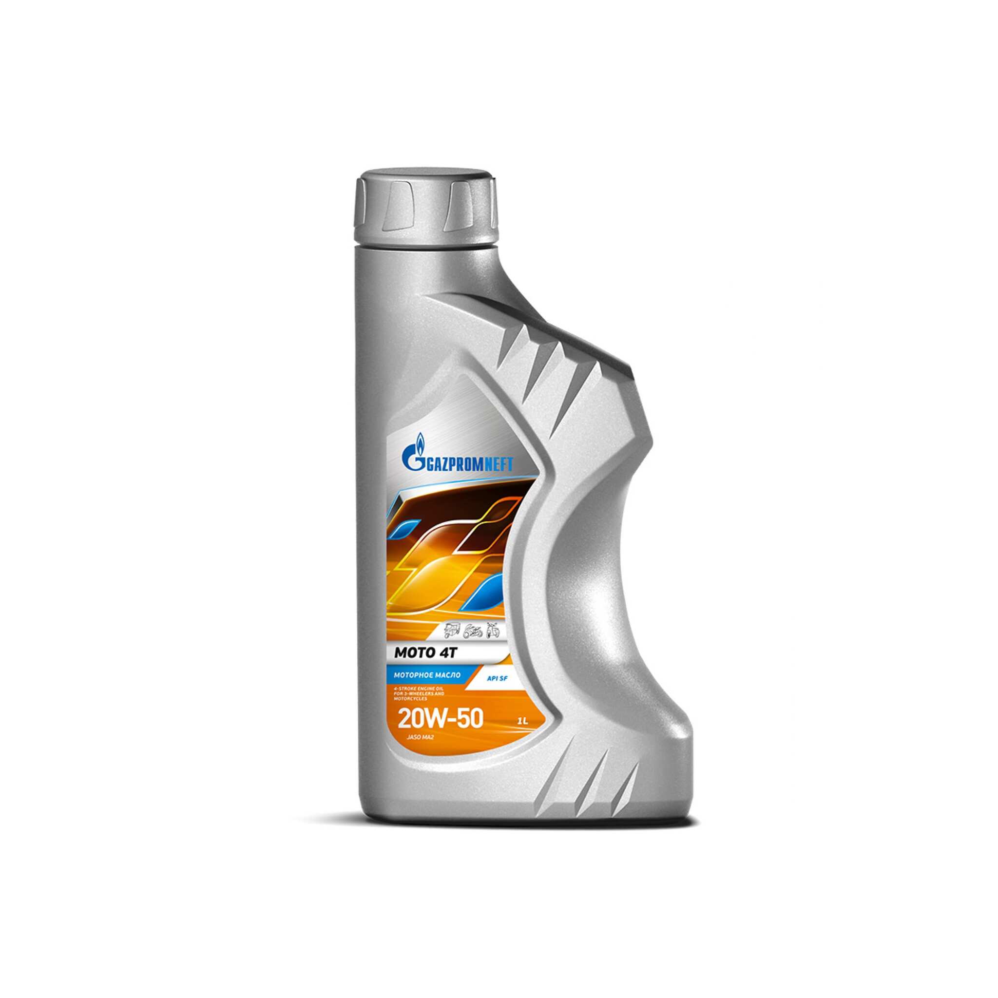 Gazpromneft Масло моторное Gazpromneft Moto 20W-50 4Т, 1 л. (253142351)