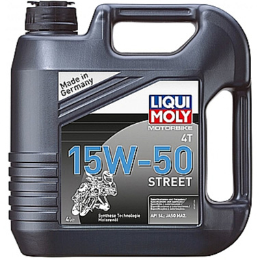 Масло моторное LIQUIMOLY STREET 15W-50 4Т, 4 л. (1689)