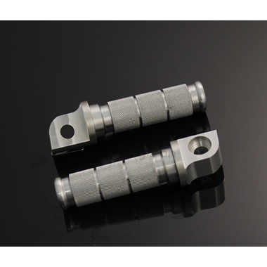 Подножки задние Kawasaki CRAZY IRON серебристые тип 2