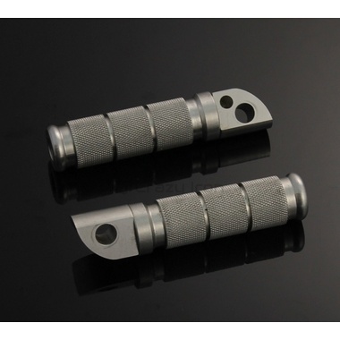 Подножки задние  Yamaha CRAZY IRON серебристые тип 2