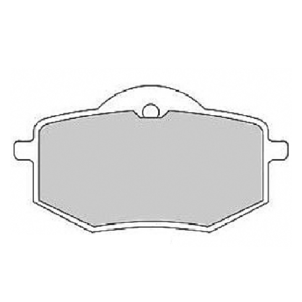 Тормозные колодки дисковые, FERODO(FDB591P)