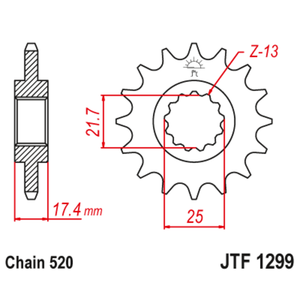 Звезда ведущая , JT 1299.14
