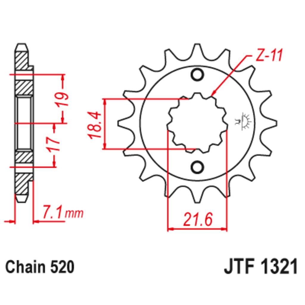 JT Звезда ведущая , JT 1321.12 JT Звезда ведущая , JT 1321.12