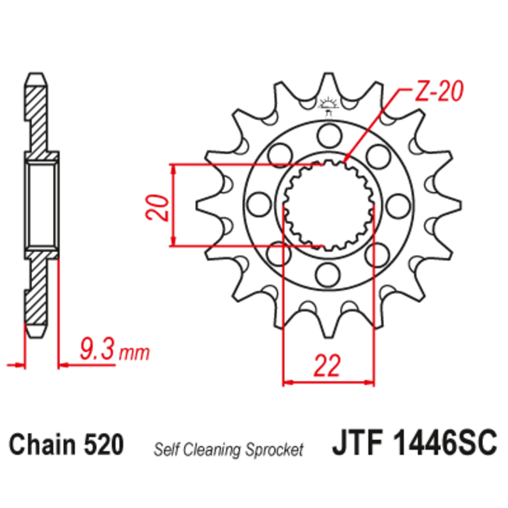 Звезда ведущая , JT 1446.13SC