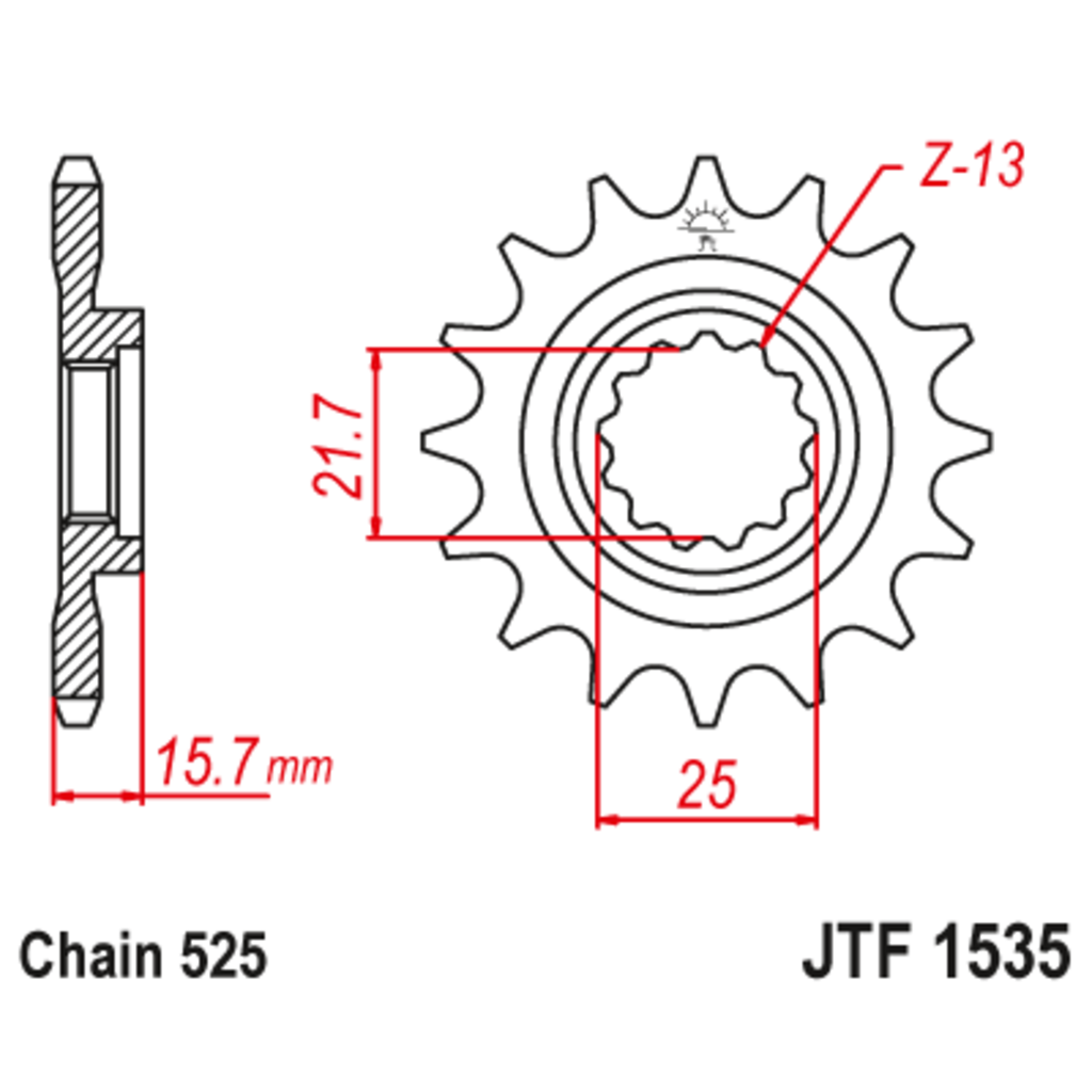 JT Звезда ведущая , JT 1535.15 JT Звезда ведущая , JT 1535.15