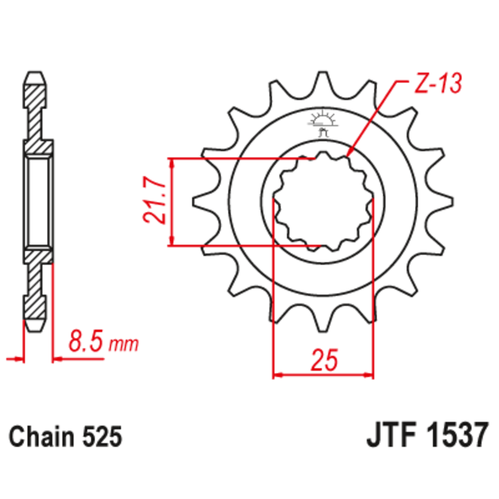 JT Звезда ведущая , JT 1537.14 JT Звезда ведущая , JT 1537.14