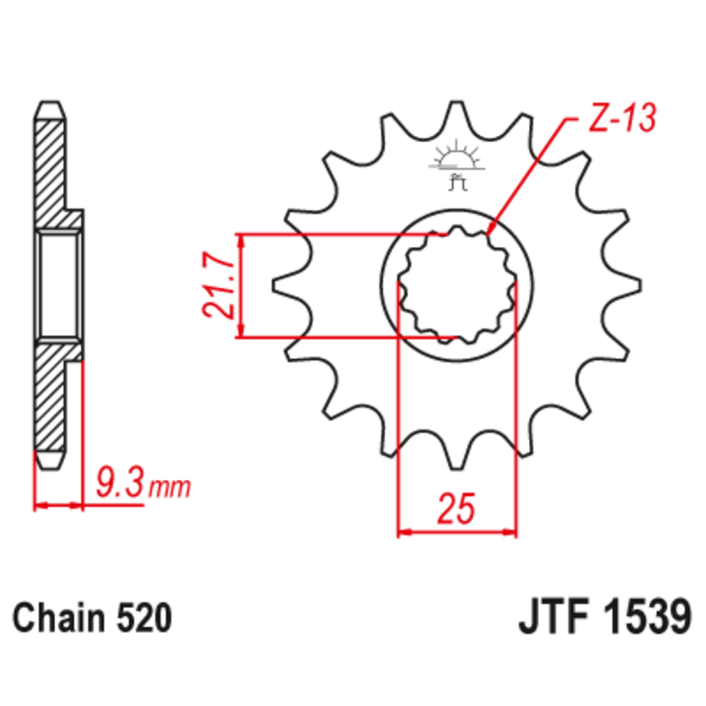JT Звезда ведущая , JT 1539.14 JT Звезда ведущая , JT 1539.14