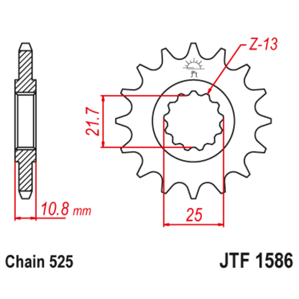 JT Звезда ведущая , JT 1586.17 JT Звезда ведущая , JT 1586.17
