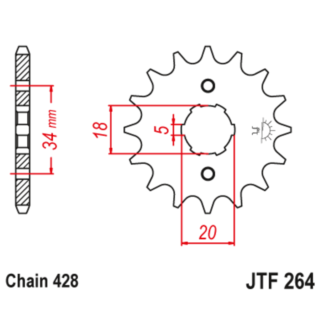 JT Звезда ведущая , JT 264.16 JT Звезда ведущая , JT 264.16