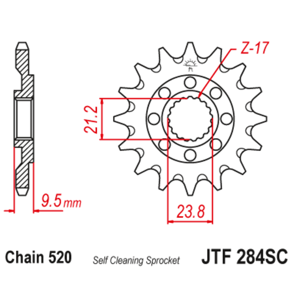 JT Звезда ведущая , JT 284.14SC