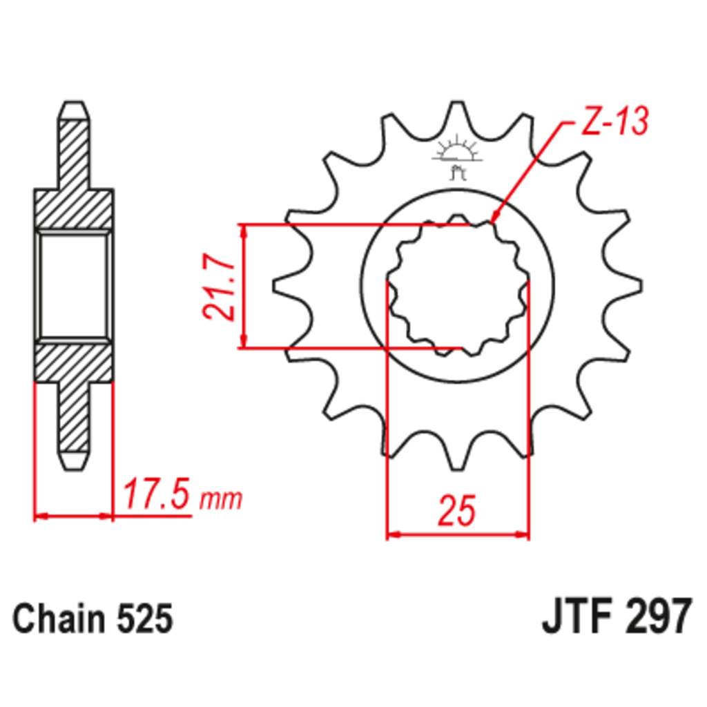 JT Звезда ведущая , JT 297.14 JT Звезда ведущая , JT 297.14