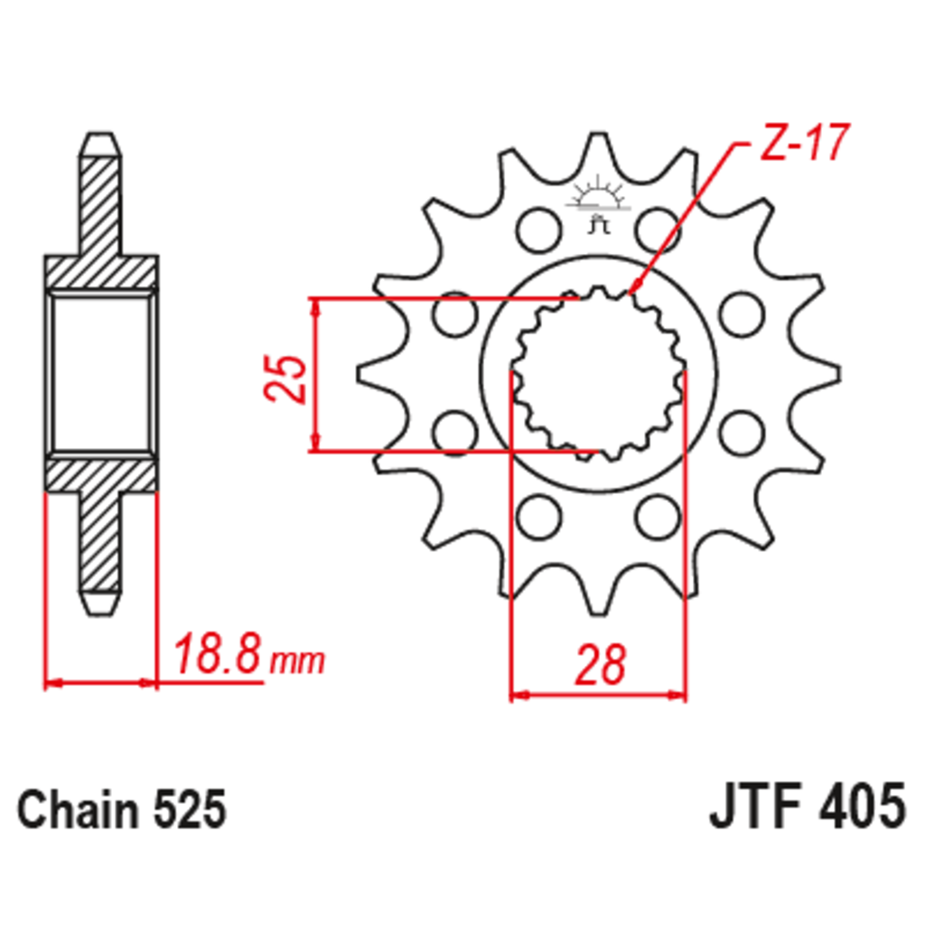 JT Звезда ведущая , JT 405.20 JT Звезда ведущая , JT 405.20