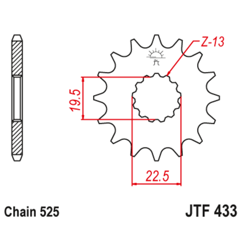JT Звезда ведущая , JT 433.16 JT Звезда ведущая , JT 433.16