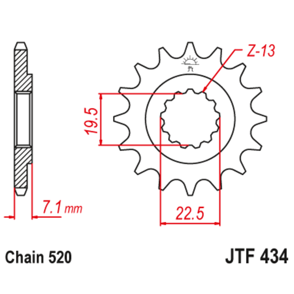 JT Звезда ведущая , JT 434.15 JT Звезда ведущая , JT 434.15