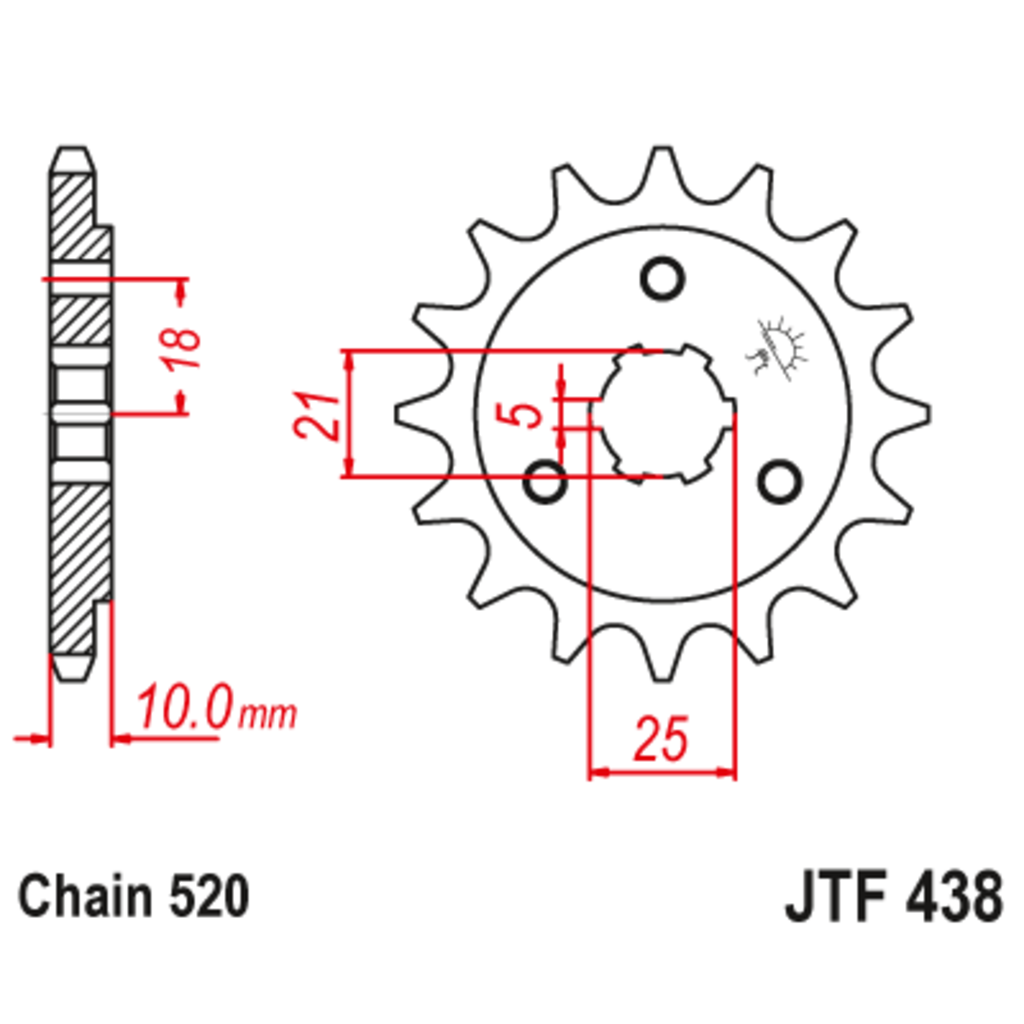 JT Звезда ведущая , JT 438.15