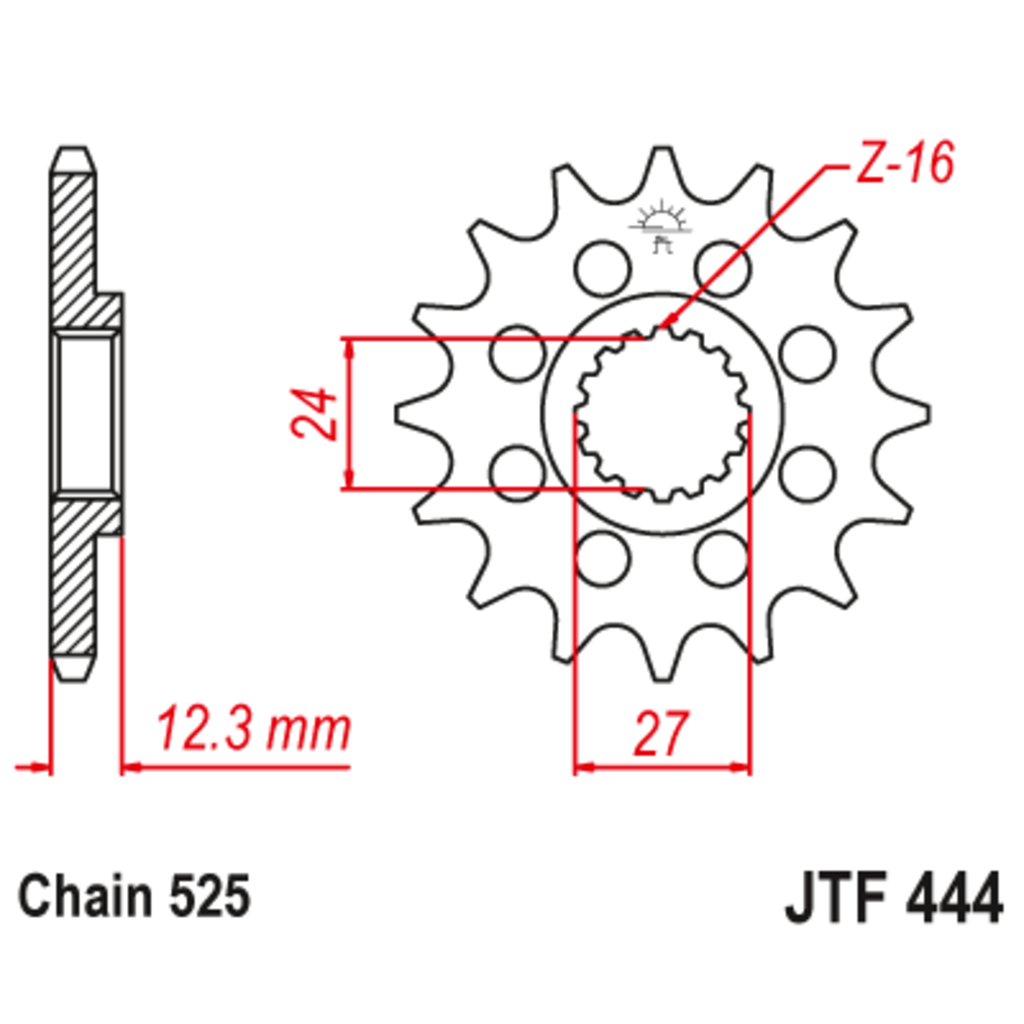 JT Звезда ведущая , JT 444.17 JT Звезда ведущая , JT 444.17