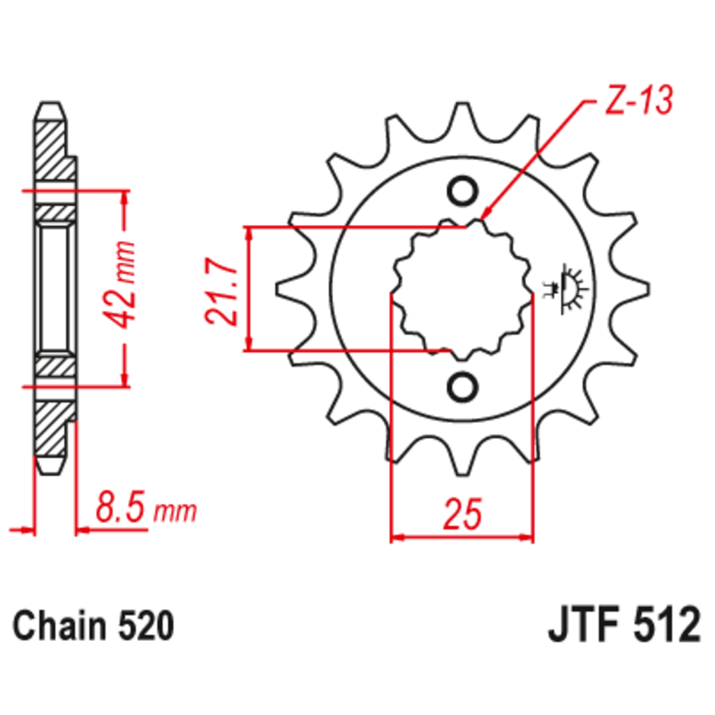 JT Звезда ведущая , JT 512.17 JT Звезда ведущая , JT 512.17