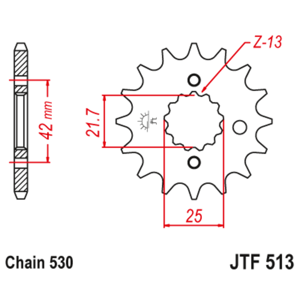 JT Звезда ведущая , JT 513.17 JT Звезда ведущая , JT 513.17