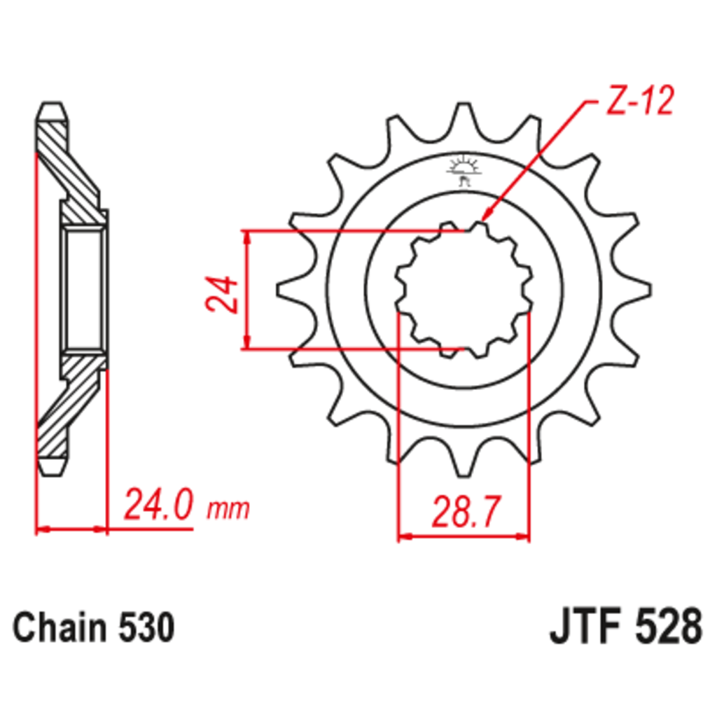 JT Звезда ведущая , JT 528.17 JT Звезда ведущая , JT 528.17