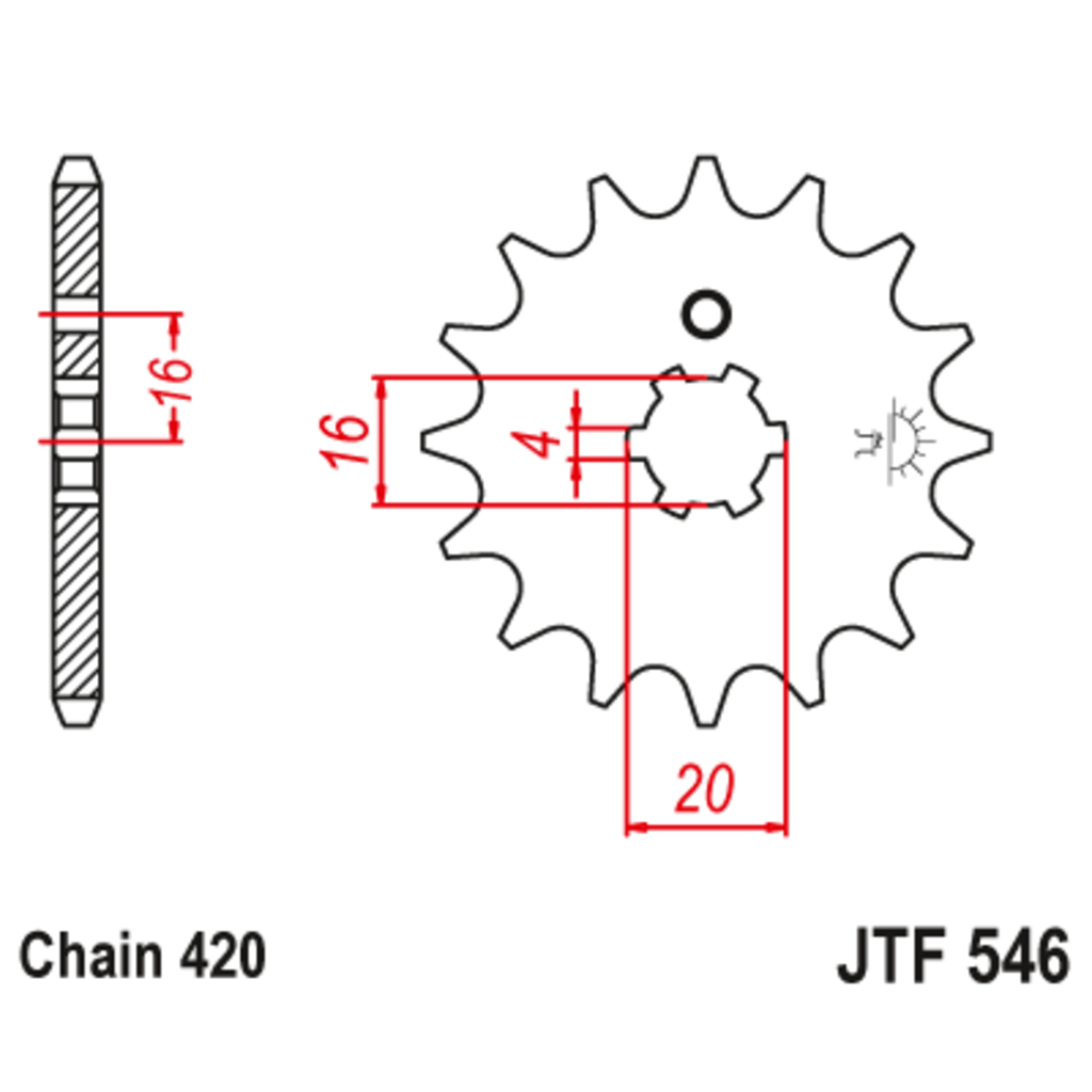 JT Звезда ведущая , JT 546.14 JT Звезда ведущая , JT 546.14