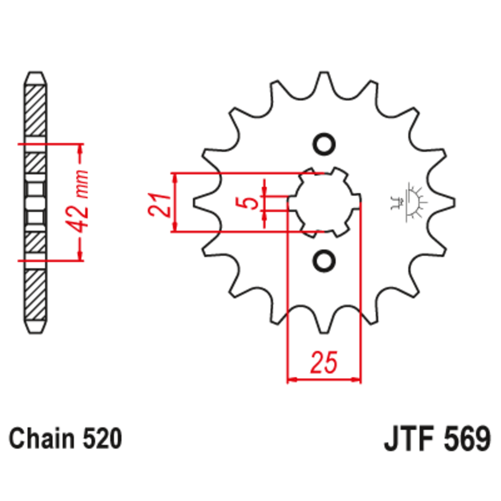 JT Звезда ведущая , JT 569.12 JT Звезда ведущая , JT 569.12