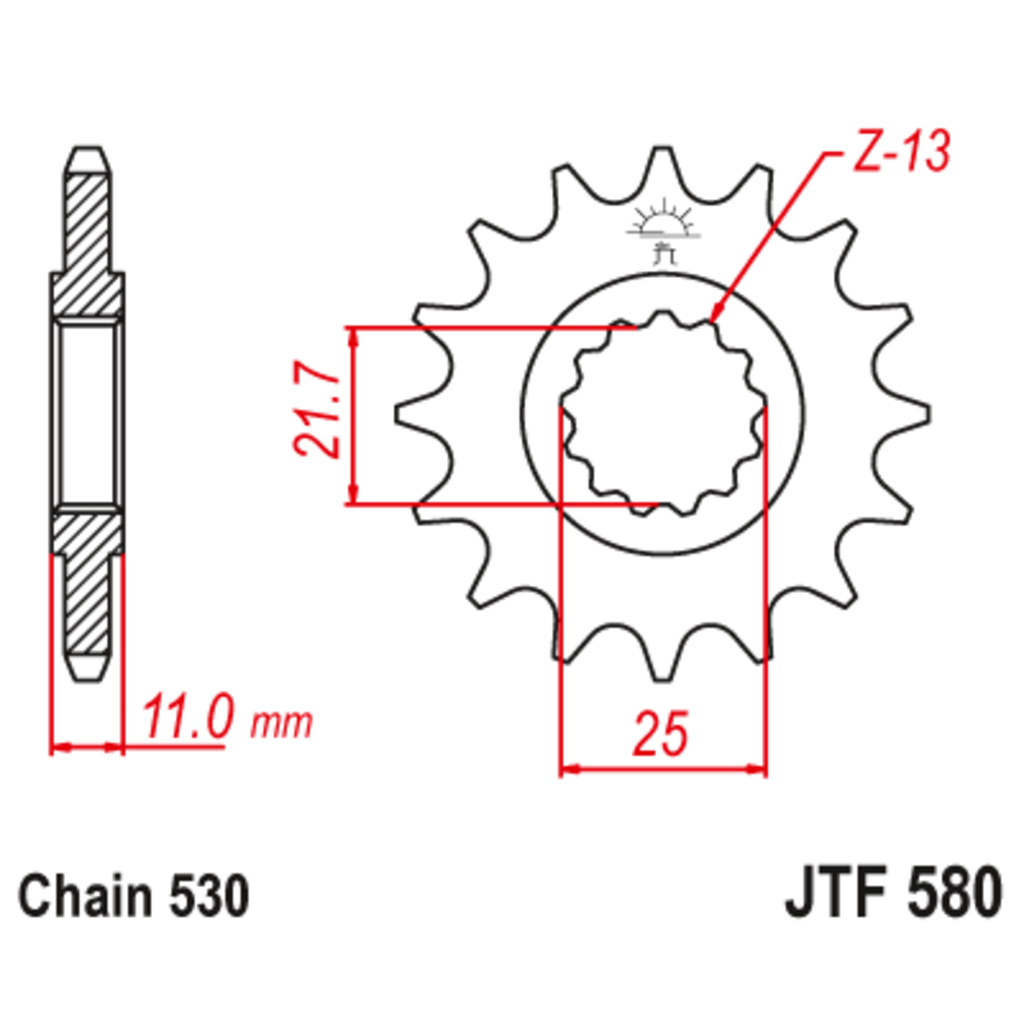 JT Звезда ведущая , JT 580.15 JT Звезда ведущая , JT 580.15