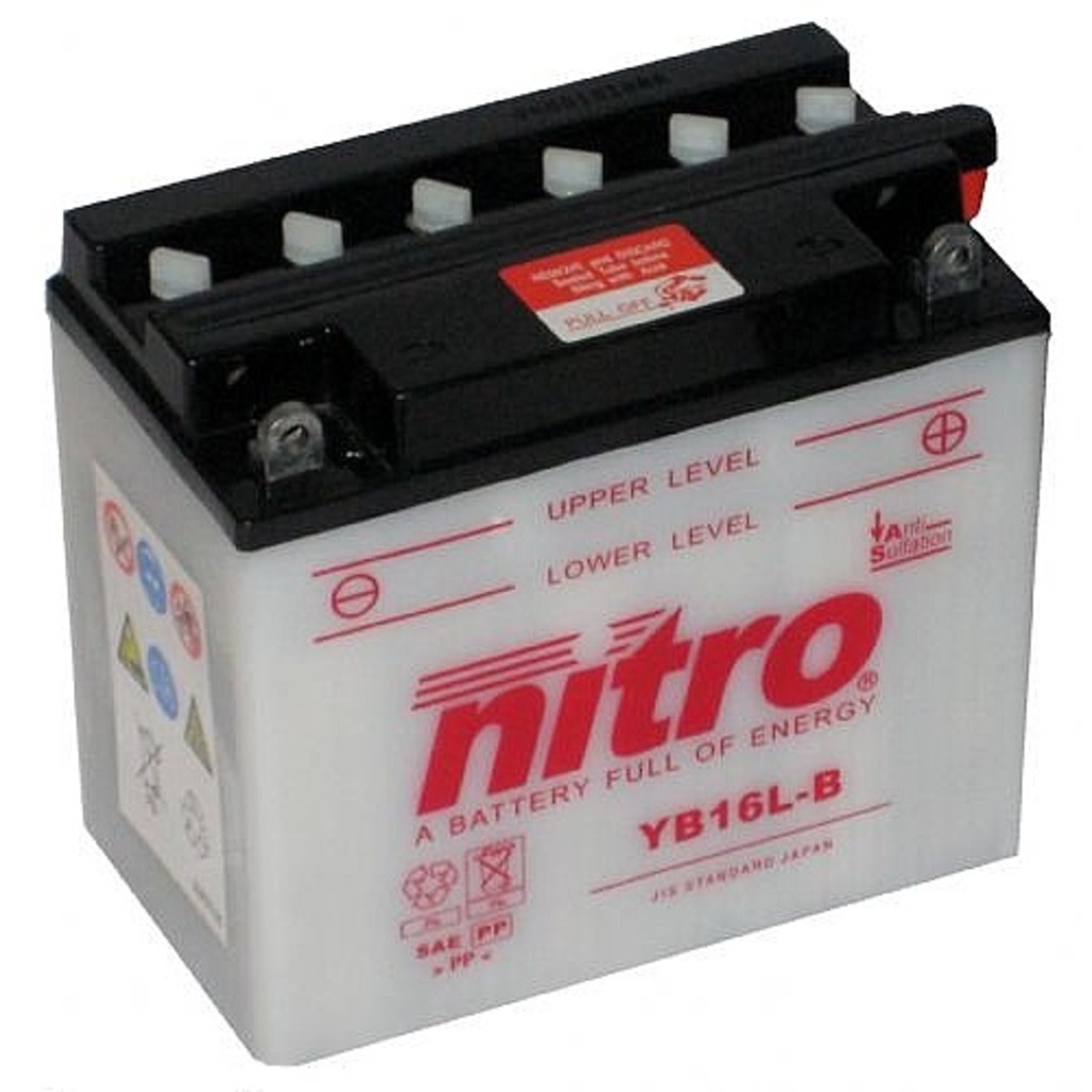 Nitro Аккумулятор Nitro YB16L-BN, 12V, AGM Nitro Аккумулятор Nitro YB16L-BN, 12V, AGM