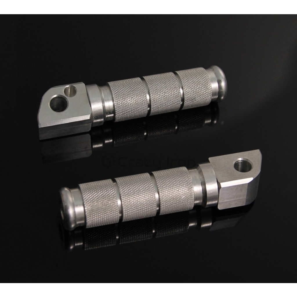 Подножки задние  Yamaha CRAZY IRON серебристые тип 3